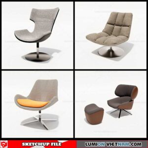 Office Chair - Sketchup Models By Cuong Covua