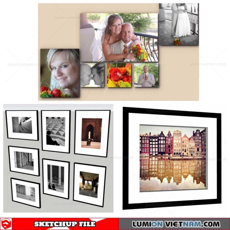 Picture Frame - Sketchup Models By Nha Tay