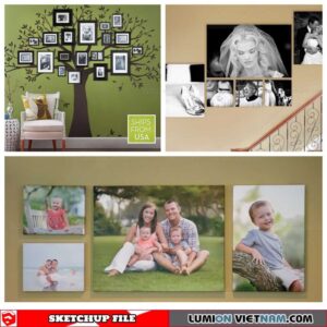 Picture Frame - Sketchup Models By Nha Tay