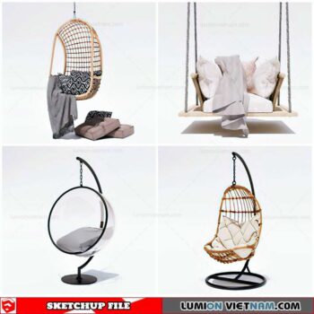 Hanging Chair - Sketchup Models By Cuong Covua