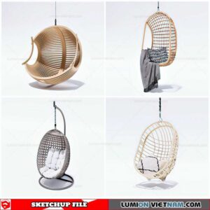 Hanging Chair - Sketchup Models By Cuong Covua
