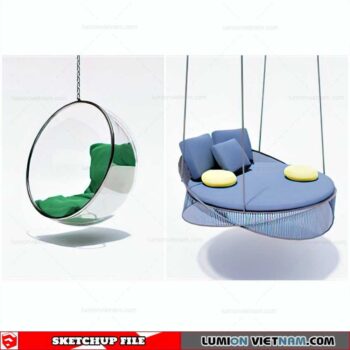 Hanging Chair - Sketchup Models By Cuong Covua