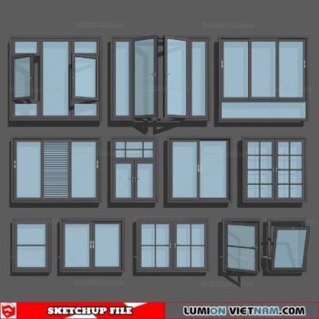 Windown - Sketchup Models By Cuong Covua