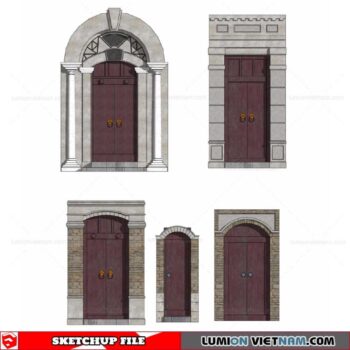 Chinese Gate - Sketchup Models