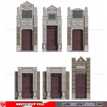 Chinese Gate - Sketchup Models