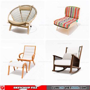 Outdoor Chair - Sketchup Models By Cuong Covua