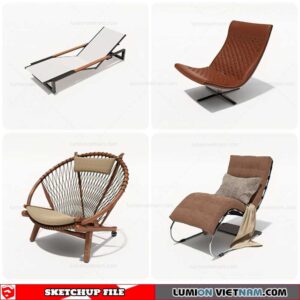 Outdoor Chair - Sketchup Models By Cuong Covua