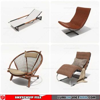 Outdoor Chair - Sketchup Models By Cuong Covua