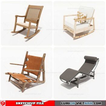 Outdoor Chair - Sketchup Models By Cuong Covua