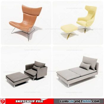 Outdoor Chair - Sketchup Models By Cuong Covua