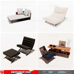 Outdoor Chair - Sketchup Models By Cuong Covua