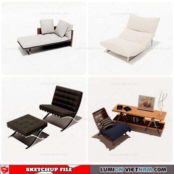 Outdoor Chair - Sketchup Models By Cuong Covua