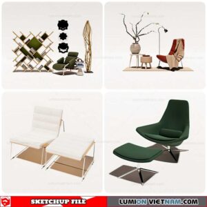 Outdoor Chair - Sketchup Models By Cuong Covua