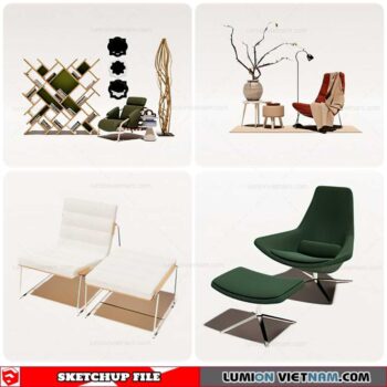 Outdoor Chair - Sketchup Models By Cuong Covua