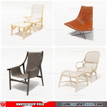 Outdoor Chair - Sketchup Models By Cuong Covua