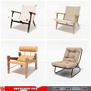 Outdoor Chair - Sketchup Models By Cuong Covua