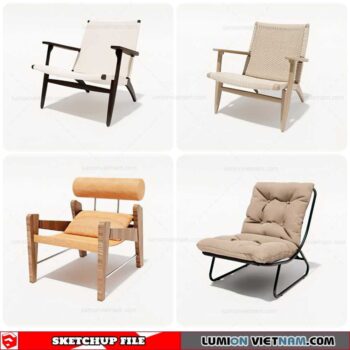 Outdoor Chair - Sketchup Models By Cuong Covua