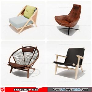 Outdoor Chair - Sketchup Models By Cuong Covua
