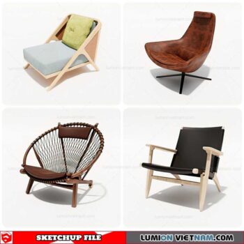 Outdoor Chair - Sketchup Models By Cuong Covua
