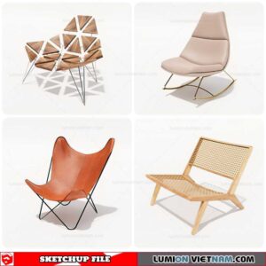 Outdoor Chair - Sketchup Models By Cuong Covua