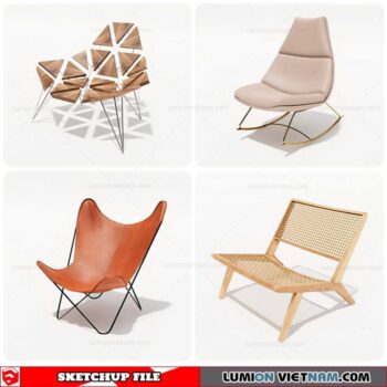 Outdoor Chair - Sketchup Models By Cuong Covua