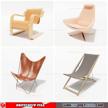 Outdoor Chair - Sketchup Models By Cuong Covua
