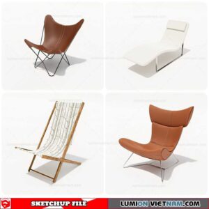 Outdoor Chair - Sketchup Models By Cuong Covua