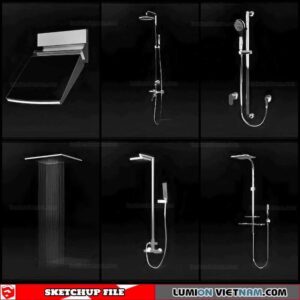 Shower - Sketchup Models By Cuong Covua