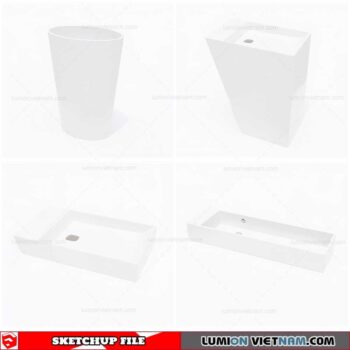 Washbasin - Sketchup Models By Cuong Covua
