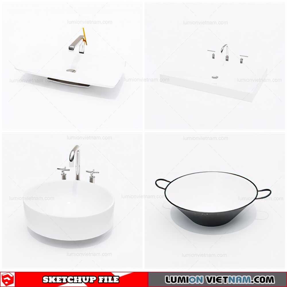 220125-Washbasin-(12)-Sketchup-Models