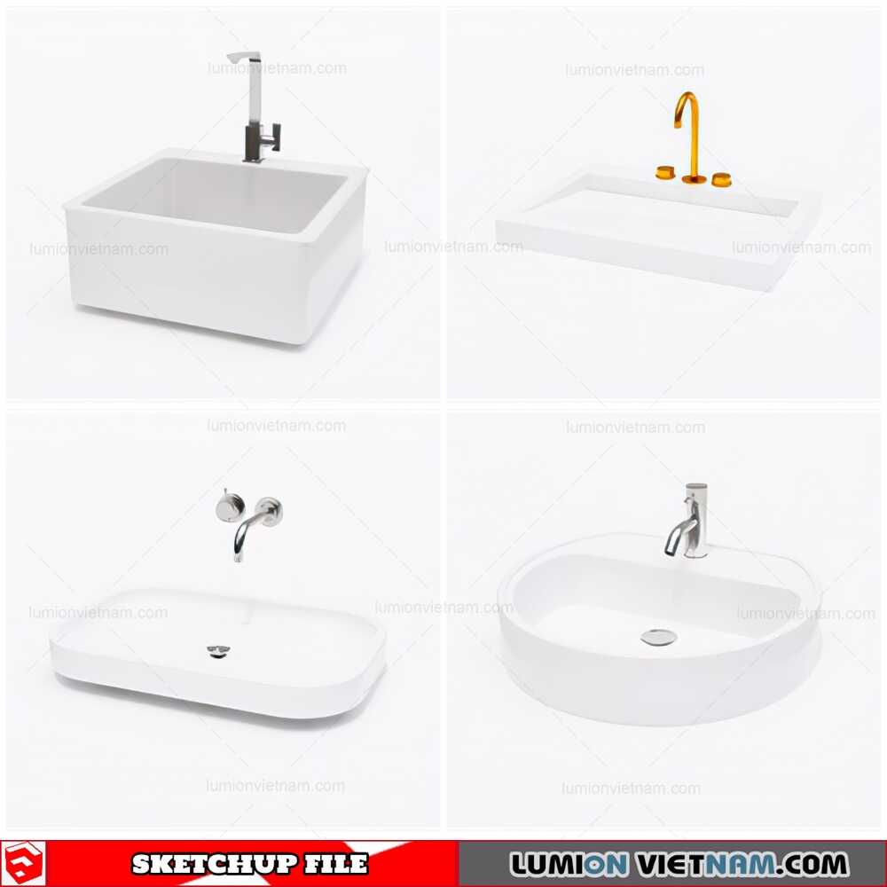 220125-Washbasin-(14)-Sketchup-Models