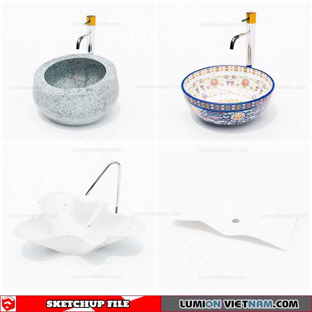 220125-Washbasin-(19)-Sketchup-Models