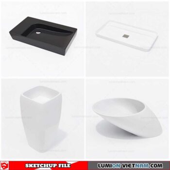 Washbasin - Sketchup Models By Cuong Covua