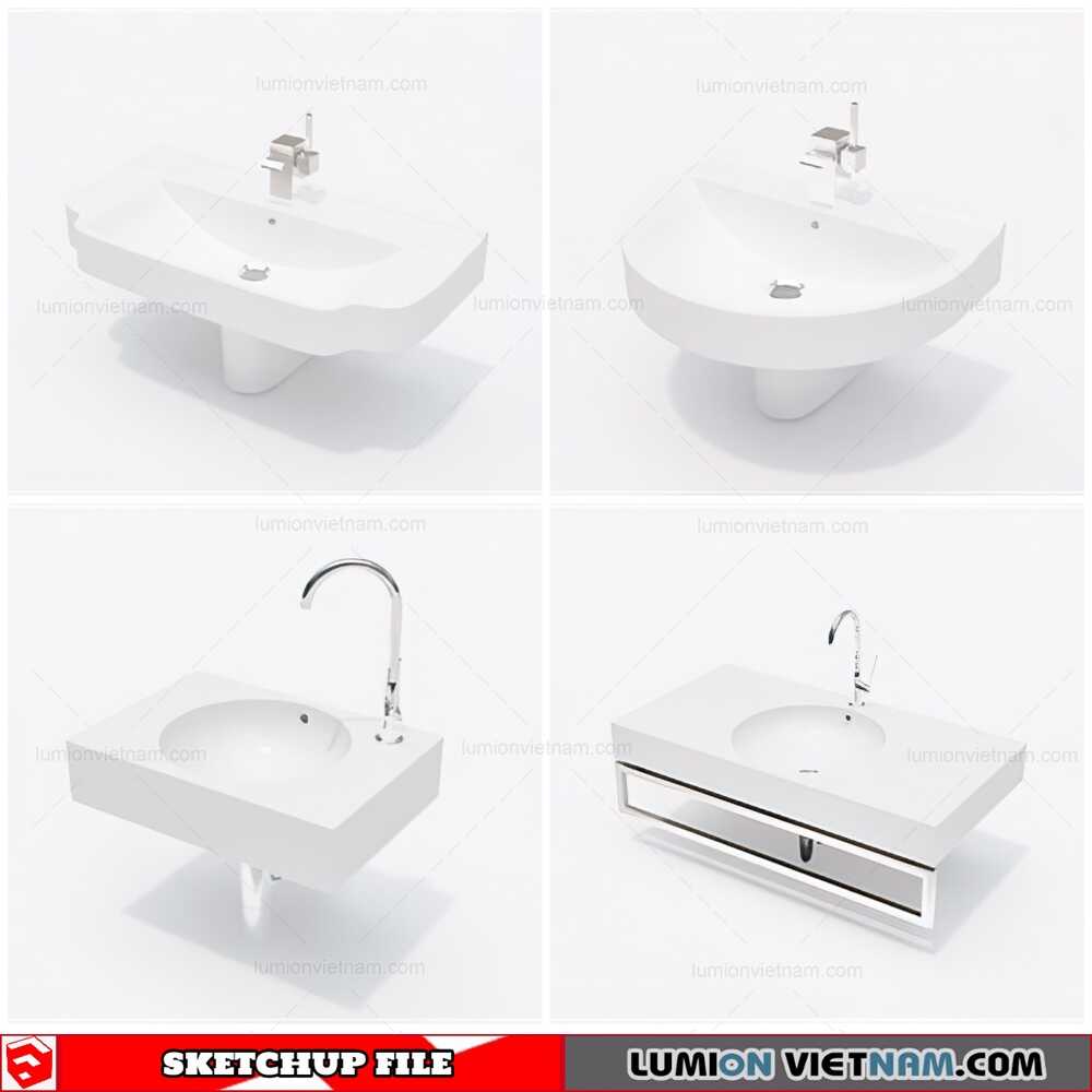 220125-Washbasin-(20)-Sketchup-Models