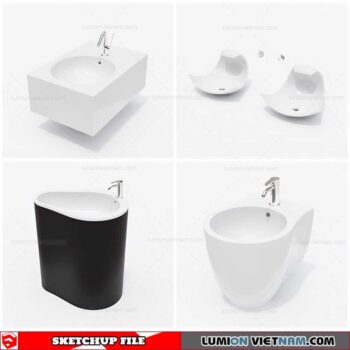 Washbasin - Sketchup Models By Cuong Covua