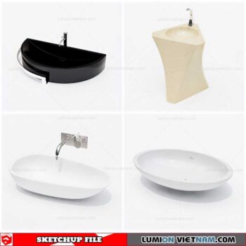 Washbasin - Sketchup Models By Cuong Covua