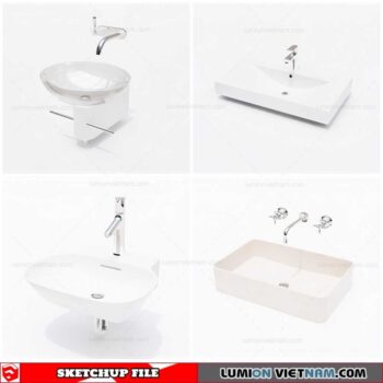Washbasin - Sketchup Models By Cuong Covua