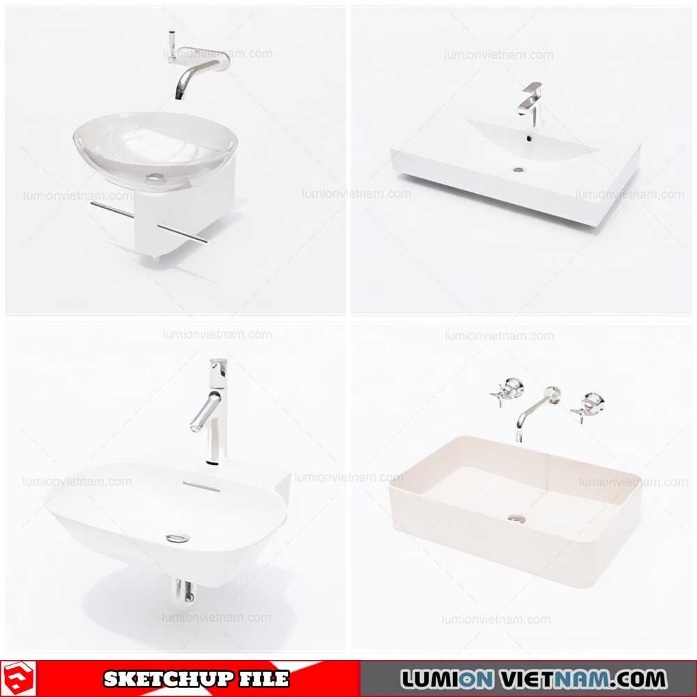 220125-Washbasin-(24)-Sketchup-Models