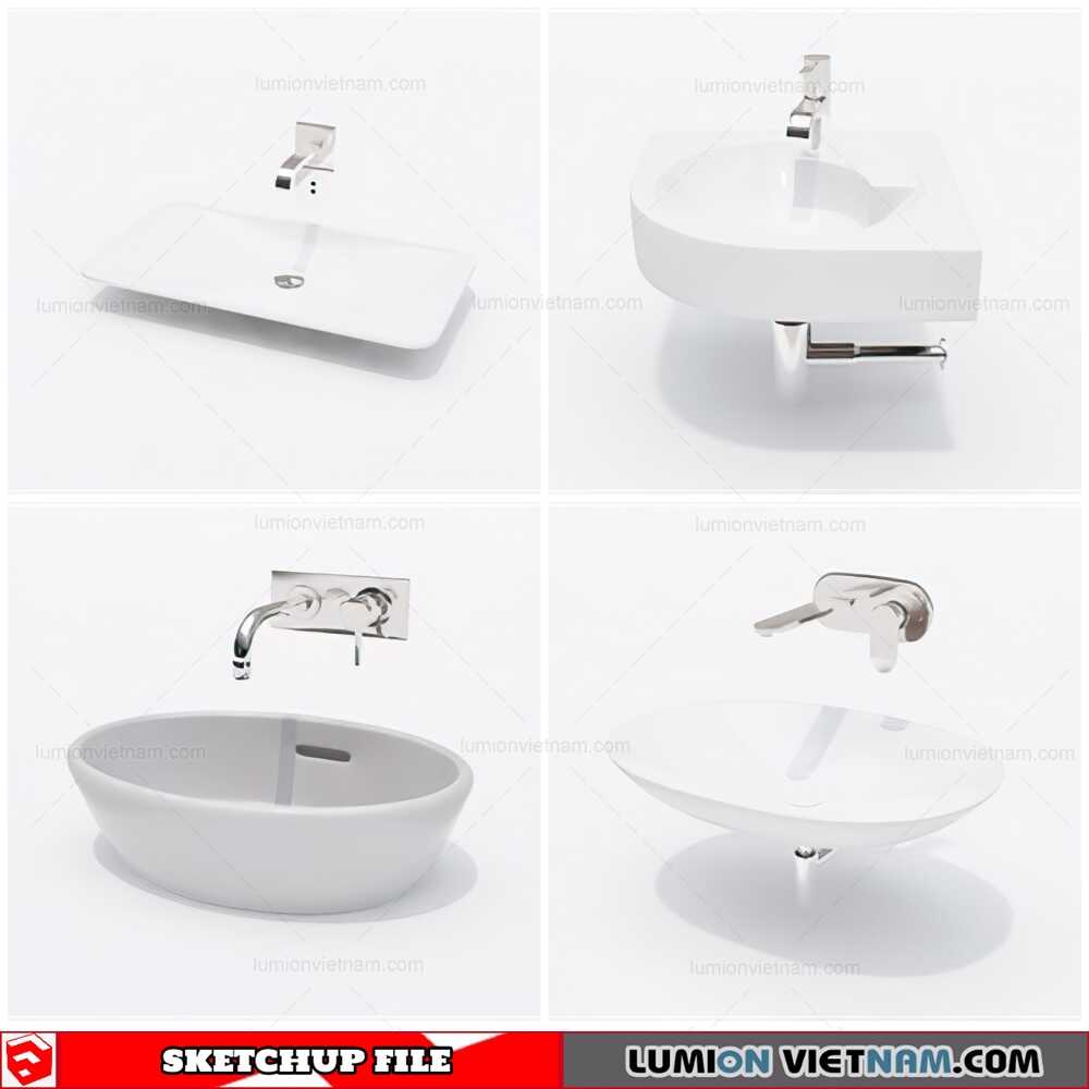 220125-Washbasin-(26)-Sketchup-Models