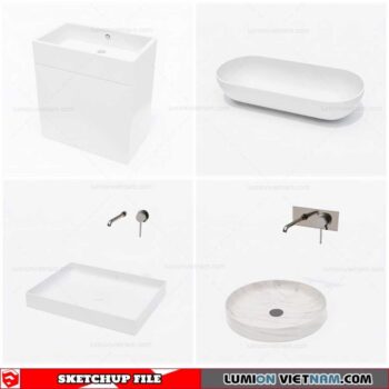 Washbasin - Sketchup Models By Cuong Covua