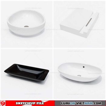 Washbasin - Sketchup Models By Cuong Covua
