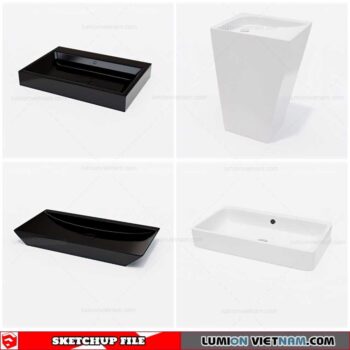 Washbasin - Sketchup Models By Cuong Covua