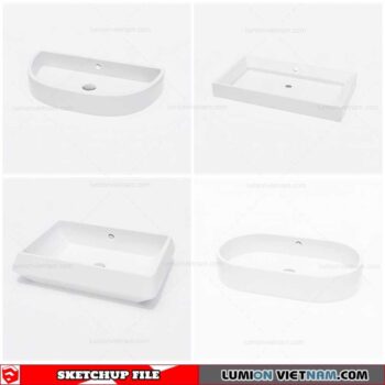 Washbasin - Sketchup Models By Cuong Covua