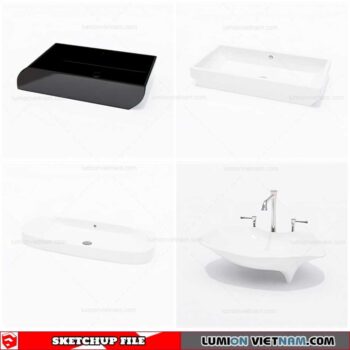 Washbasin - Sketchup Models By Cuong Covua
