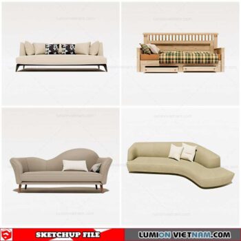Sofa - Sketchup Models By Cuong Covua