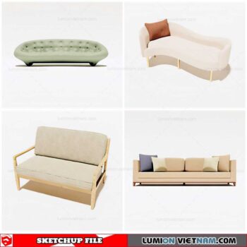 Sofa - Sketchup Models By Cuong Covua