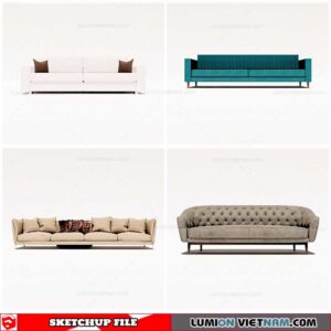 Sofa - Sketchup Models By Cuong Covua