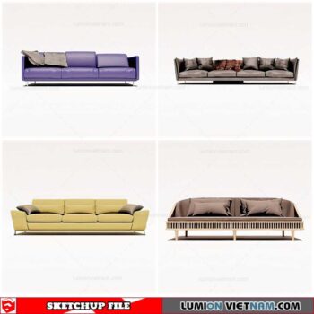Sofa - Sketchup Models By Cuong Covua