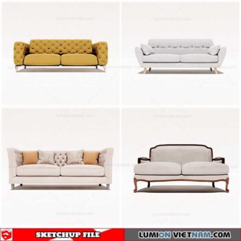 Sofa - Sketchup Models By Cuong Covua