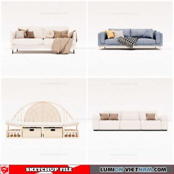 Sofa - Sketchup Models By Cuong Covua